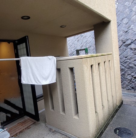 新設外壁　工事前